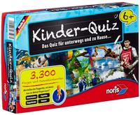 Noris Kartenspiel Kinder-Quiz f&uuml;r schlaue Kids 6+, ab 6 Jahre, 1-6 Spieler