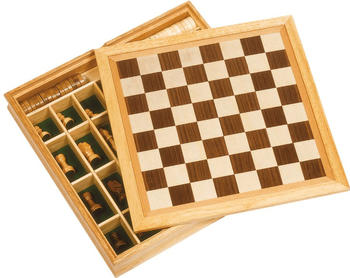 Schachspiel, Dame und Mühle