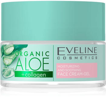 Eveline Organic Aloe+Collagen Feuchtigkeitsgel-Creme (50ml)
