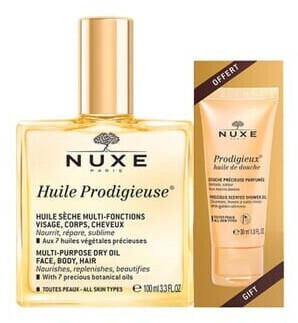 NUXE Huile Prodigieuse Dry Oil Spray (100 ml) + Shower Oil (30 ml)