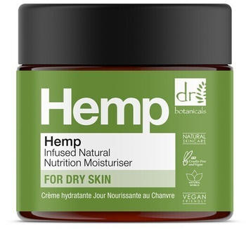 Dr. Botanicals Hemp Natural Moisturizer For Dry Skin Gesichtscreme (60 ml)