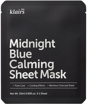 dear, klairs Midnight Blue Calming Sheet Mask (25ml)