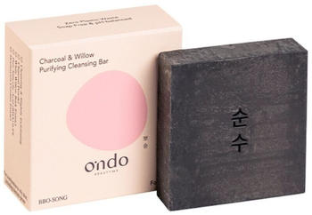 Ondo Beauty Charcoal & Willow Purifying Cleansing Bar (70g)