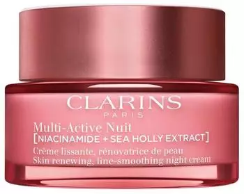 Clarins Multi-Active Nuit Skin Renewing, Line-Smoothing Night Cream (50ml)