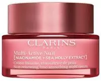 Clarins Multi-Active Nuit Niacinamide + Sea Holly Extract Dry Skin Nachtcreme 50 ml