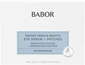 Babor Skinovage Instant Fresh & Smooth Eye Serum + Patches (30 ml)