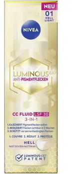 Nivea Luminous 630° CC Fluid Anti-Pigmentflecken LSF 30 Hell (40ml)