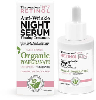 BIOVÈNE The Conscious 7 Retinol Anti-Wrinkle Night Serum Organic Pomegranate (30 ml)
