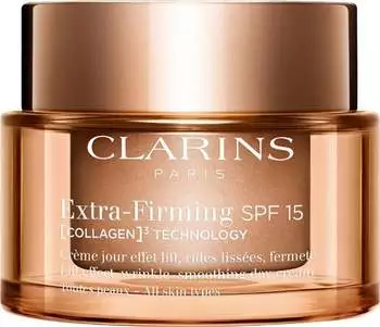 Clarins [COLLAGEN]&sup3; Technology Extra Firming Day SPF 15 All Skin Types (50ml)