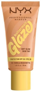 NYX Buttermelt Glaze Soft Glow Skin Tint SPF30 (30ml) 02 Vanilla Bean Butta