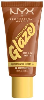 NYX Buttermelt Glaze Soft Glow Skin Tint SPF30 (30ml) 07 Toffee Butta