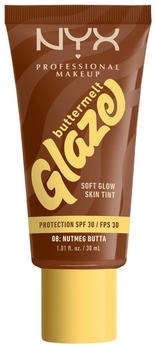 NYX Buttermelt Glaze Soft Glow Skin Tint SPF30 (30ml) 08 Nutmeg Butta