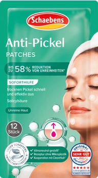 Schaebens Anti Pickel Patches unreine Haut (12 Stk.)