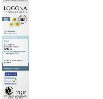 Logona pur SERUM Bio-Kamillenextrakt + Probiotika 30 ml
