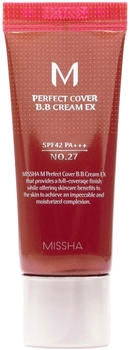 Missha M Perfect Cover B.B Cream Spf42 / Pa+++ No.27 Honey Beige