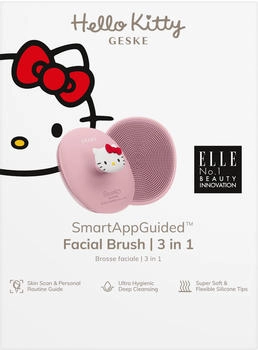 Geske Facial Brush 3 in 1 Hello Kitty pink (1 St)
