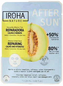 Iroha Aftersun Sheet Mask Repairing Calms And Hydrates 25 ml
