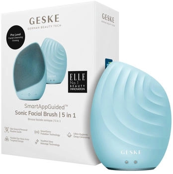 Geske SmartAppGuided&trade; Sonic Facial Brush | 5 in 1 Gesichtsreinigungstools 1 ct Silber
