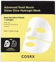 COSRX Advanced Snail Mucin Glass Glow Hydrogel Mask 3St.