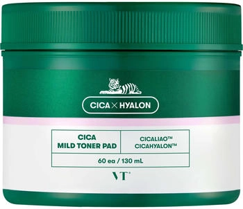 Vt Cosmetics Cica Mild Toner Pad 60 pcs/130 ml