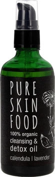 Pure Skin Food Organic Cleansing & Detox Oil Calendula - Lavender - 100 ml