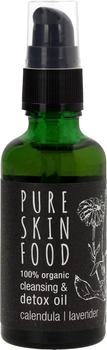 Pure Skin Food Organic Cleansing & Detox Oil Calendula - Lavender - 50 ml