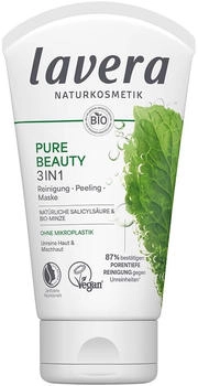 Lavera Pure Beauty 3in1 Reinigung, Peeling & Maske - 125 ml