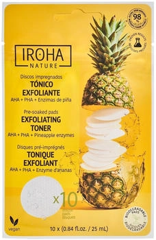 Iroha Exfoliating Toner Pads AHA + PHA + Pinapple Enzymes
