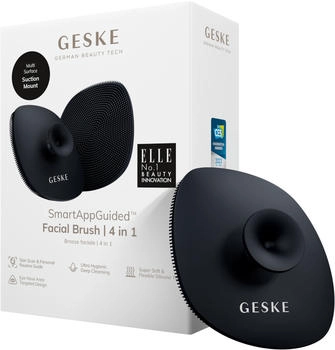 Geske SmartAppGuided Facial Brush 4 in 1 Black