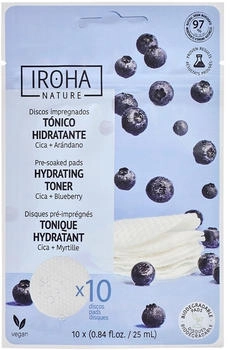 Iroha Exfoliating Toner Pads Blaubeere
