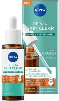 Nivea Derma Skin Clear Rebalance & Clear serum 30 ml