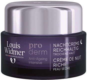Louis Widmer proderm Nachtcreme reichhaltig ohne Parfum (50ml)