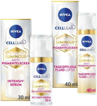 Nivea Cellular Luminous Anti-Pigmentflecken Tagespflege & Intensiv-Serum Gesichtspflegeset 1 Stk