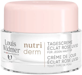 Louis Widmer Nutriderm Tagescreme Eclat Rose UV50 unparfümiert (50ml)