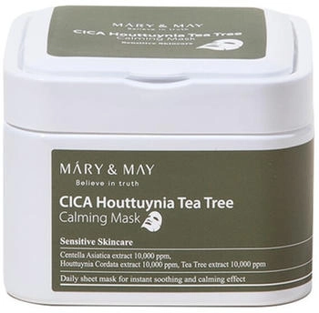 Mary & May Mary&May - CICA Houttuynia Tea Tree Calming Mask - 30st&uuml;cke/400g
