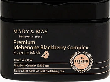 Mary & May Mary&May - Premium Idebenone Blackberry Complex Essence Mask - 20EA/250g