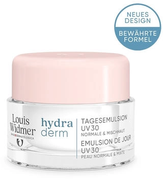 Louis Widmer hydraderm Tagesemulsion UV 30 normale & Mischhaut (50ml)
