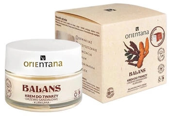 Orientana Sandalwood & Turmeric Face Cream crema nutriente viso 50 g