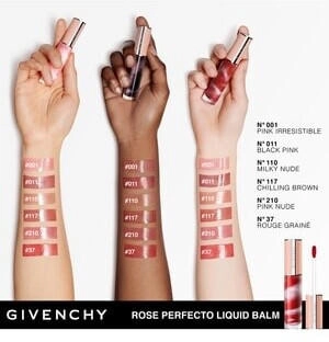Givenchy Rose Perfecto Liquid Lip Balm Lippenbalsam 6 ml N011 (7000 € / 1 l)