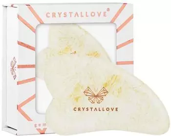 Crystallove Milky Amber Gua Sha