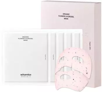 Whamisa Organic Flower Hydrogel Mask Deep Rich 5pcs.