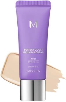 Missha M Perfect Cover Serum BB Cream 20ml 21 Light Beige