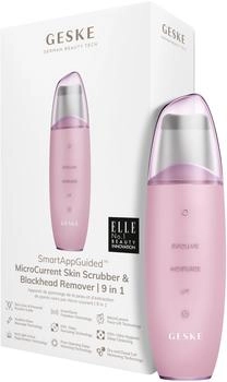 Geske SmartAppGuided MicroCurrent Skin Scrubber & Blackhead Remover pink