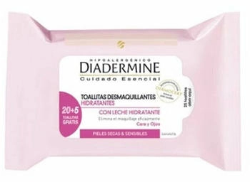 Diadermine Hydrating make-up removing wipes (25 pcs)