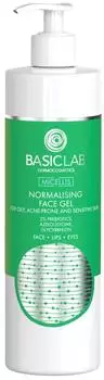 Basiclab Dermocosmetics Micellis gel detergente normalizzante per pelli grasse con tendenza all'acne 300 ml