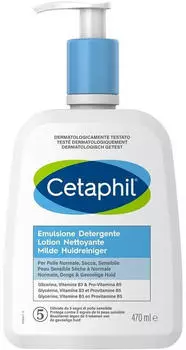 Cetaphil Emulsione Detergente Pelle Normale Secca e Sensibile, 470ml