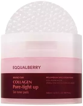 Eqqualberry Collagene tonificante, pastiglie per il restringimento dei pori - 60