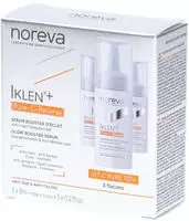 Noreva Iklen+ [Pure-C-Reverse] Serum Booster f&uuml;r Glanz, 3er Pack (3 x 8 ml)