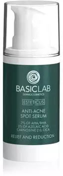 Basiclab Dermocosmetics Esteticus trattamento localizzato anti-acne con AHA Acids 15 ml