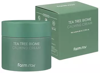 Farmstay Tea Tree Biome crema lenitiva con estratto della pianta del the 80 ml